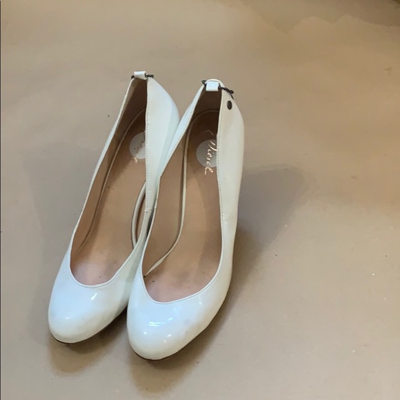 Diesel Shoes - Diesel white high heels, size 7.5
